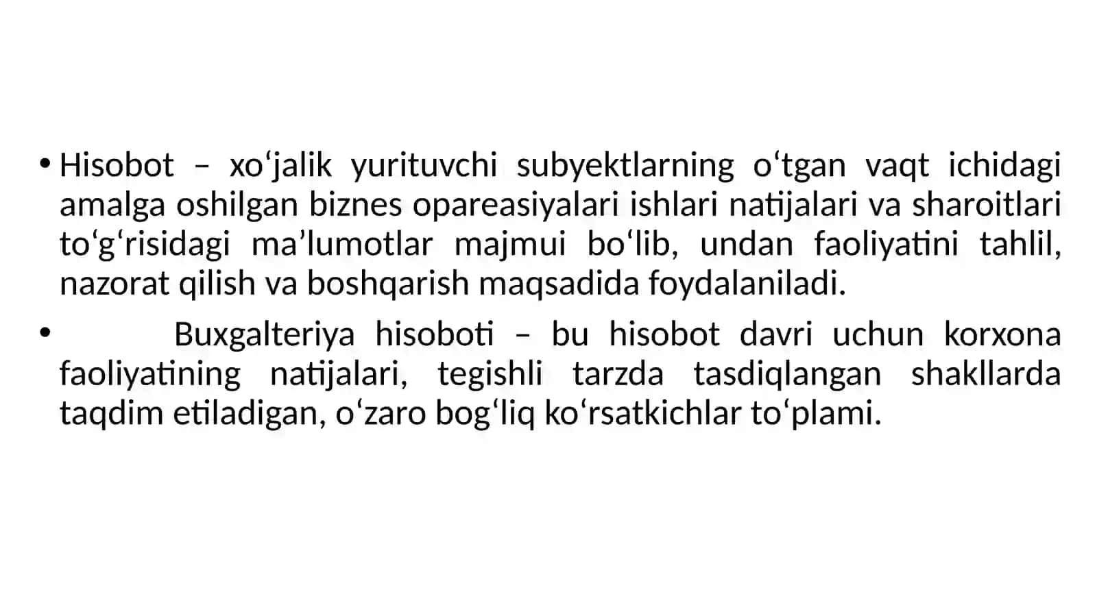 Moliyaviy hisobotlarning tarkibi va taqdim etish tartibi 4