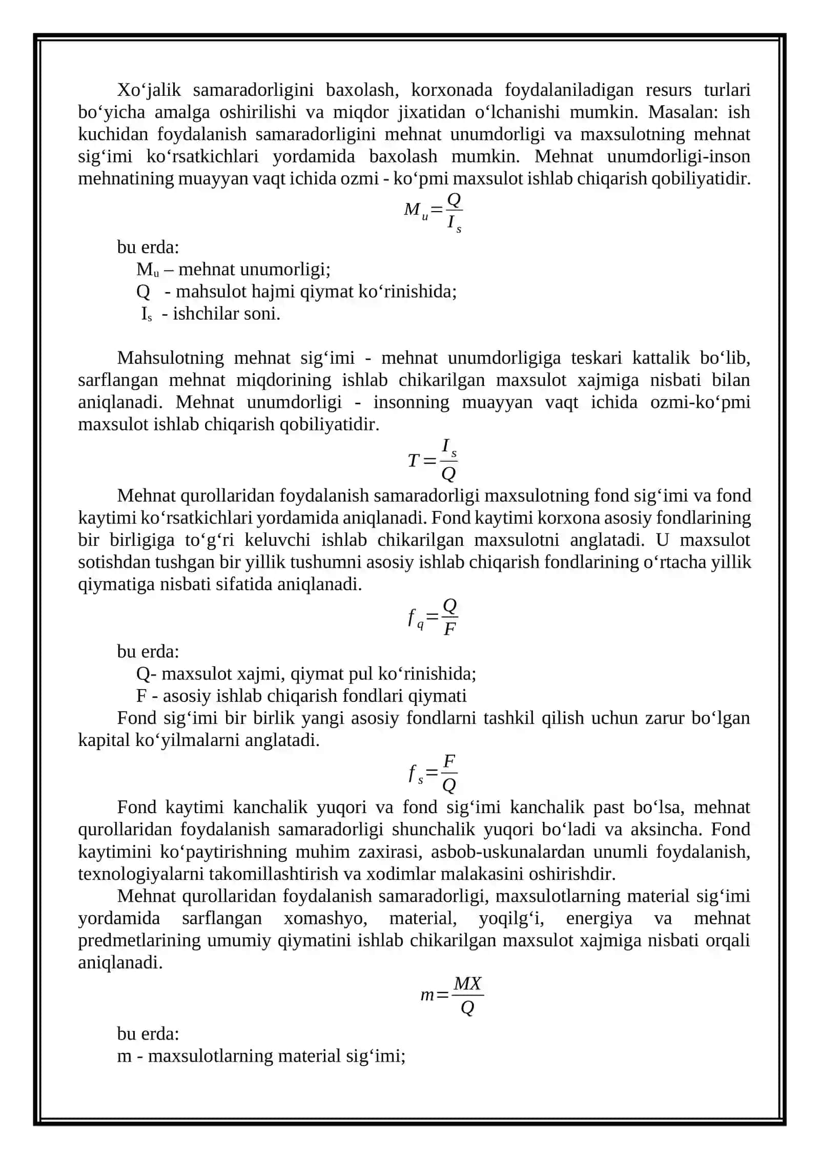 Sanoat korxonalarining moliyaviy ko’rsatkichlari 4