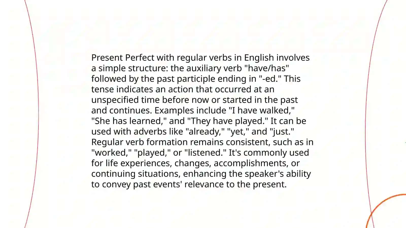 Present Perfect 4