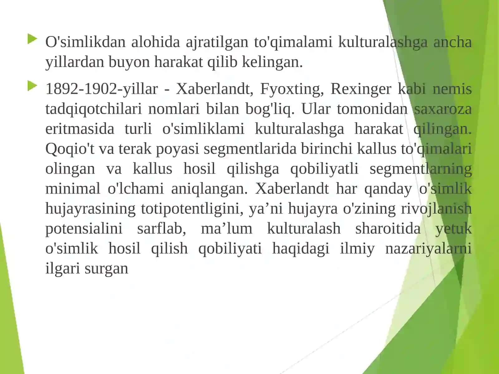 Hujayra va to'qimalar kulturasi 4