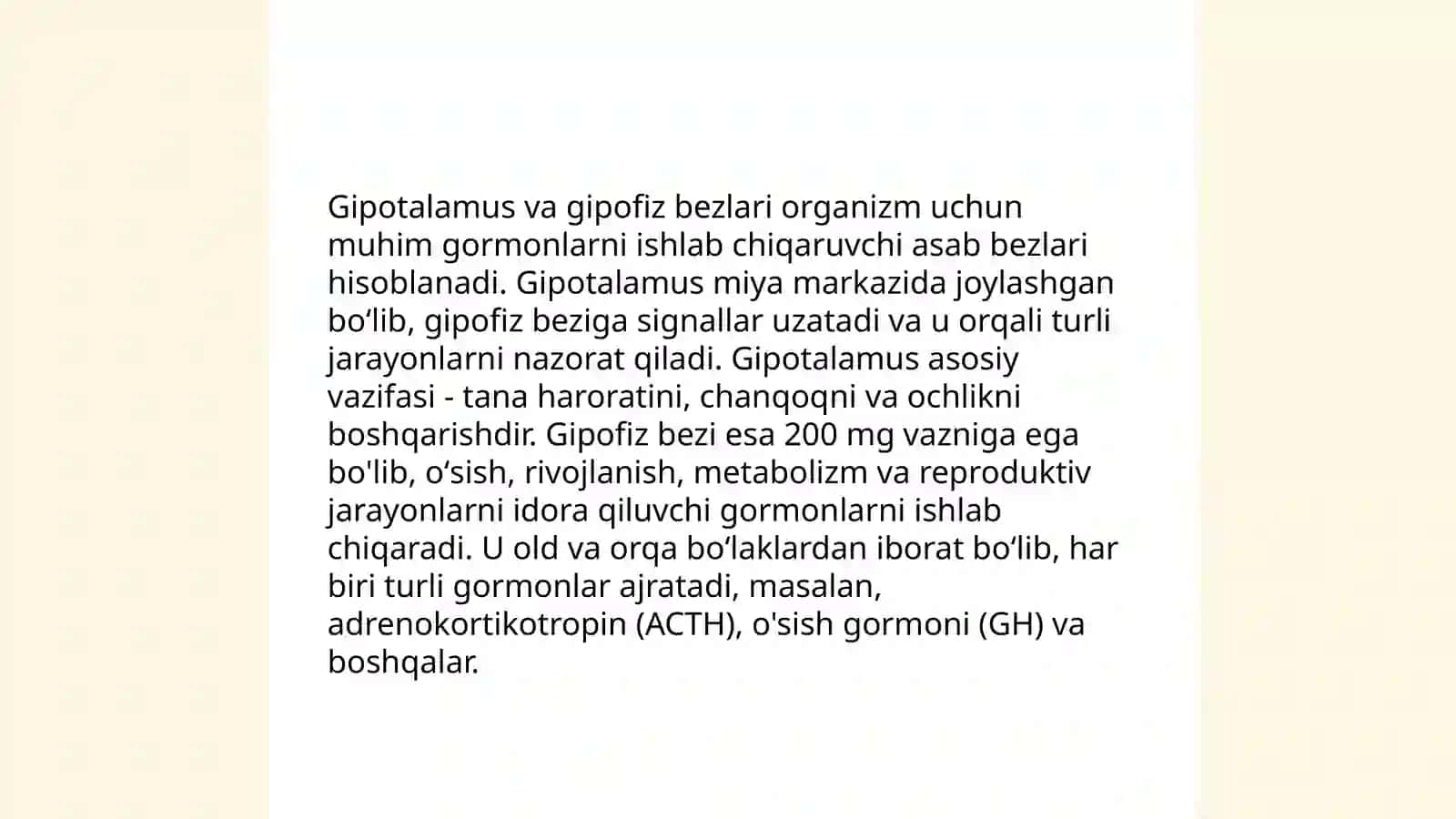 Endokrin tizimning inson organizimi va xulq-atvorining ahamayati 4