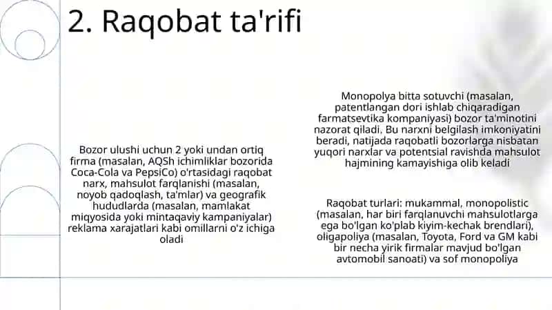 Raqobat va manapoliya 4