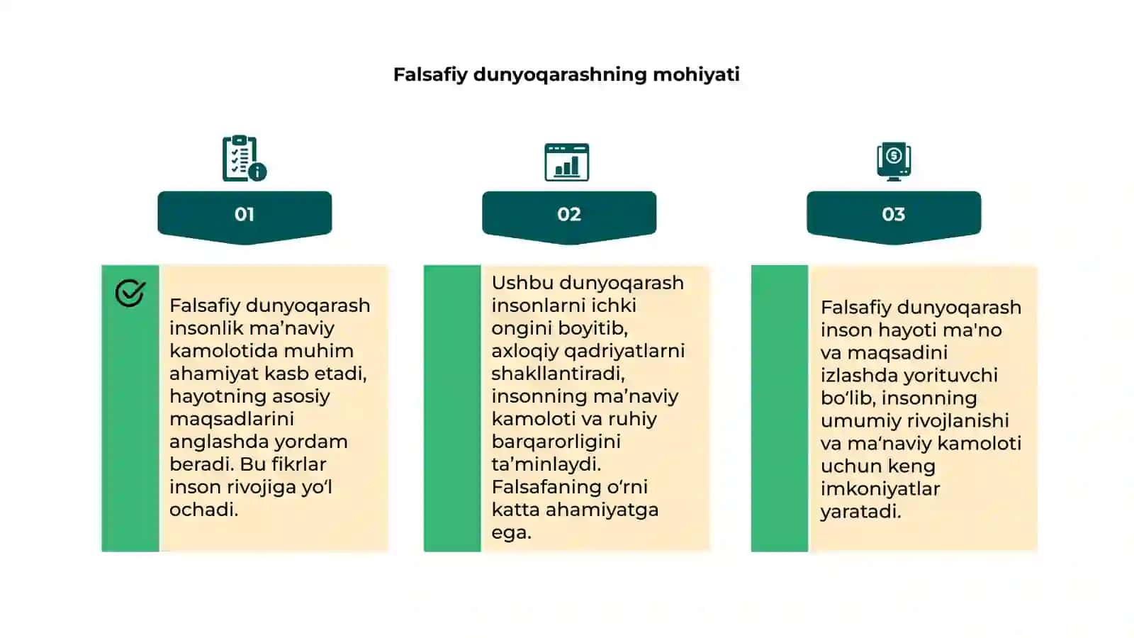 Insoning ma’naviy kamolotida falsafiy dunyoqarashning roli 4