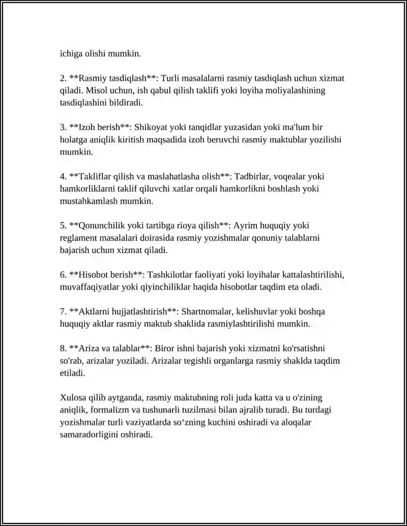 RASMIY MAKTUB TANLOVI 4