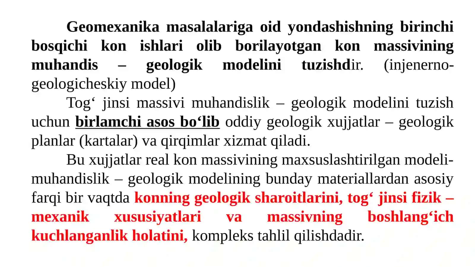Geomexanik jarayonlarni tadqiq qilish usullari 4