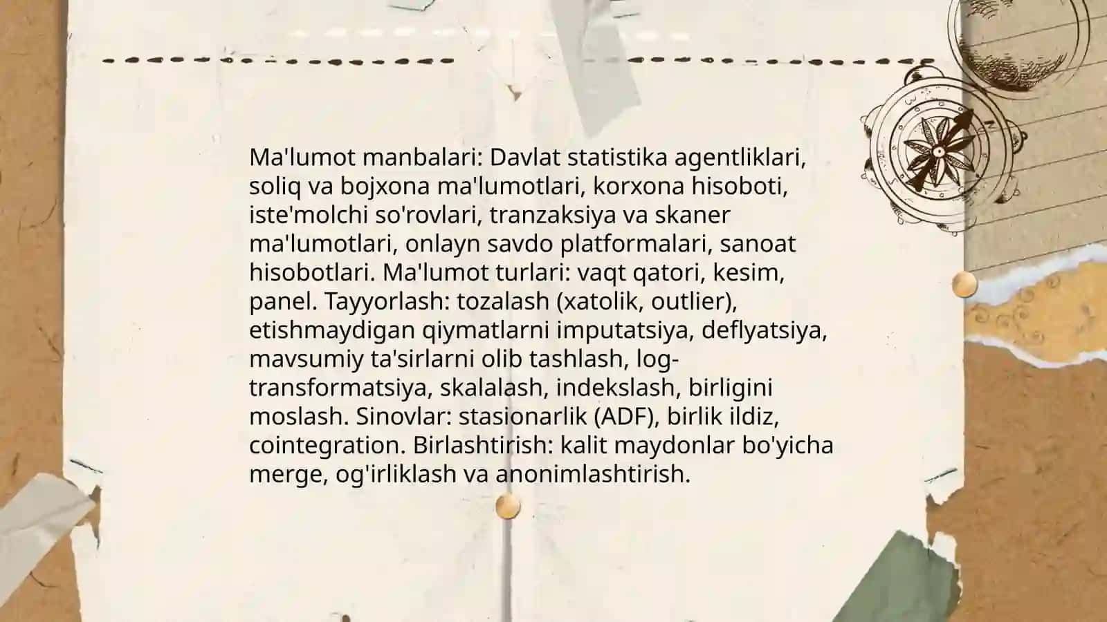 Bozor hajmini aniqlashda ekonometrik modellardan foydalanish 4