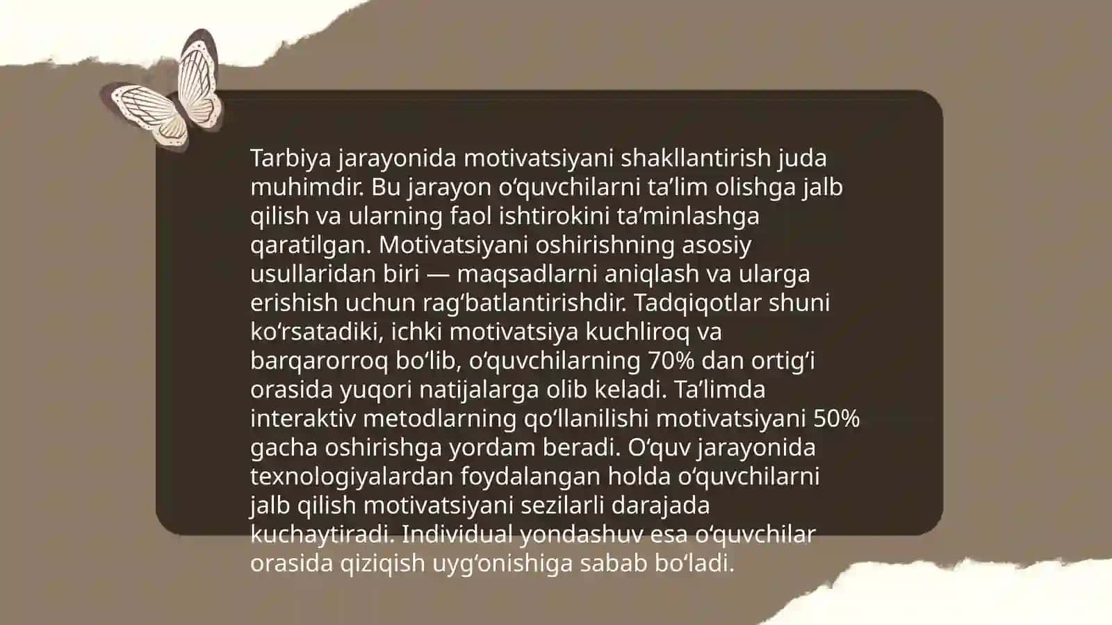 Ta'lim-tarbiya jarayonida tarbiyaviy usullarning nazariy asoslari 4