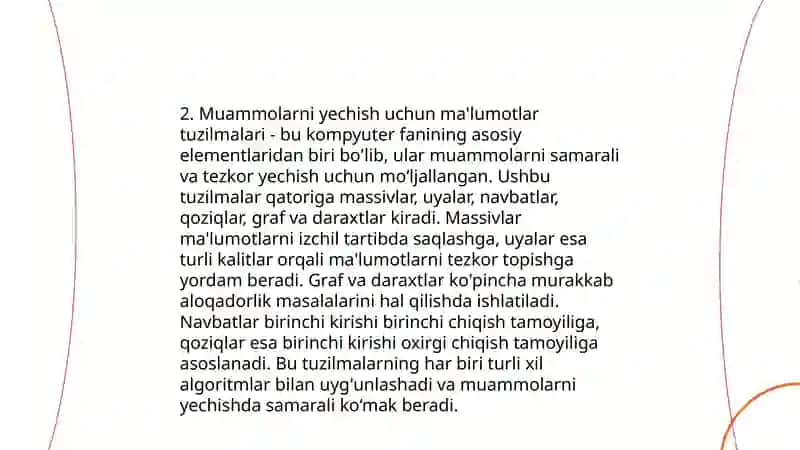 Algoritmlarni optimallashtirish usullari 4