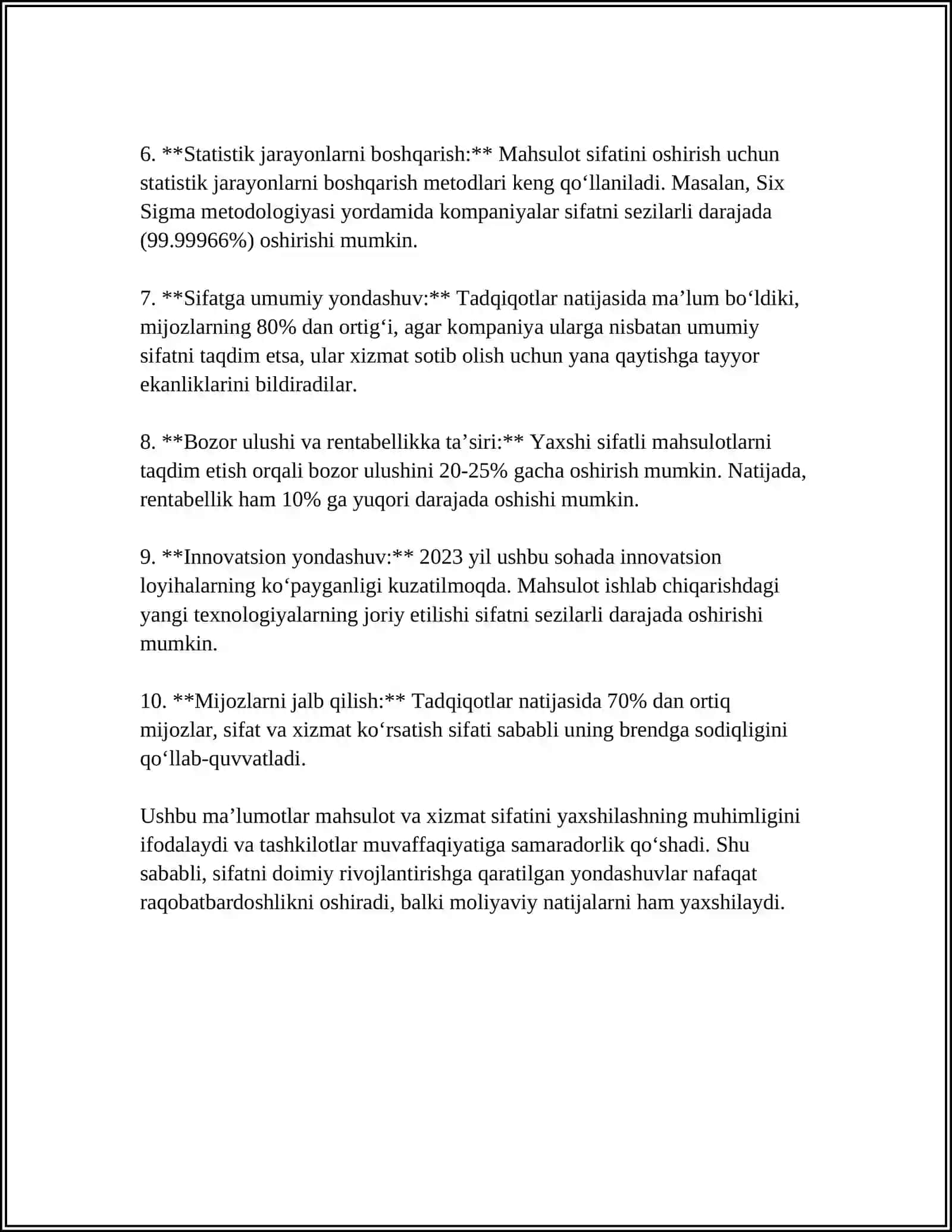 STANDARTLASHTIRISHNING AFZALLIK JIHATLARI 4