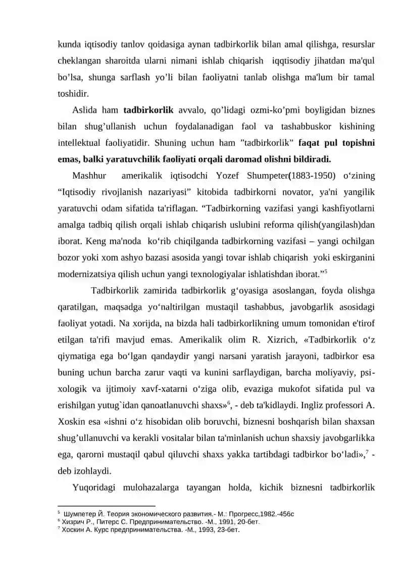 Kichik biznesni soliqqa tortishning umumiy tasnifi 4