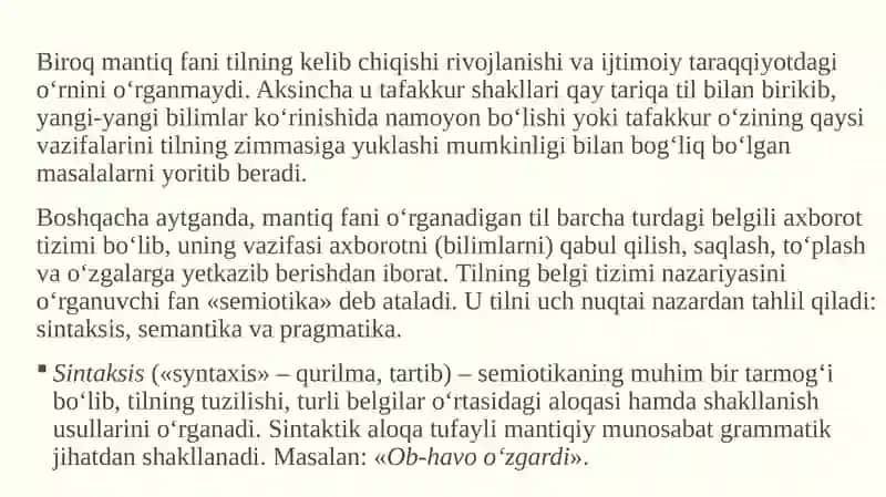 Tilning Mantiqiy Tahlili 4