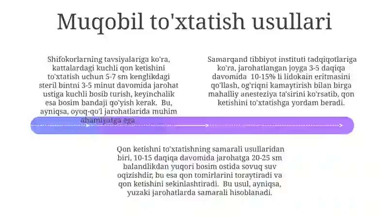 Qon ketishi va uni vaqtincha to‘xtatish usullari 4
