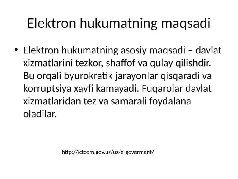 Elektron Hukumat Tizimi Arxitekturasi 4