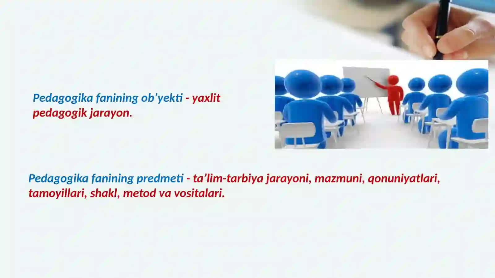 Pedagogika fanining maqsadi, vazifalari va asosiy kategoriyalari 4