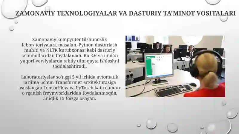Kompyuter lingafon sinflarining zamonaviy texnik va dasturiy vositalari 4