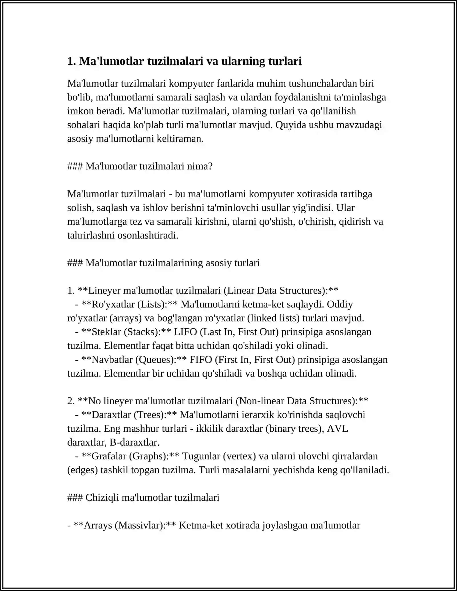 C++DA FAYL TOIFASIDAGI STRUKTURAVIY MAʼLUMOTLARNI SOHA BOʻYICHA ISHLATGAN HOLDA DASTUR TUZISH 4