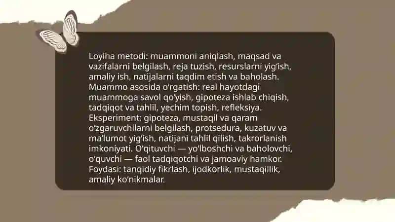 Faol, interfaol metodlar haqida 4