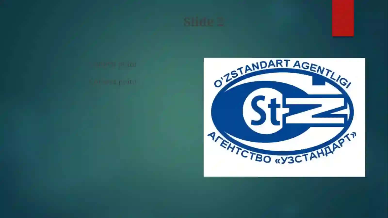 Standartlashtirishning davlat tizimi, standartlashtirish organlari va xizmat tizimi 4