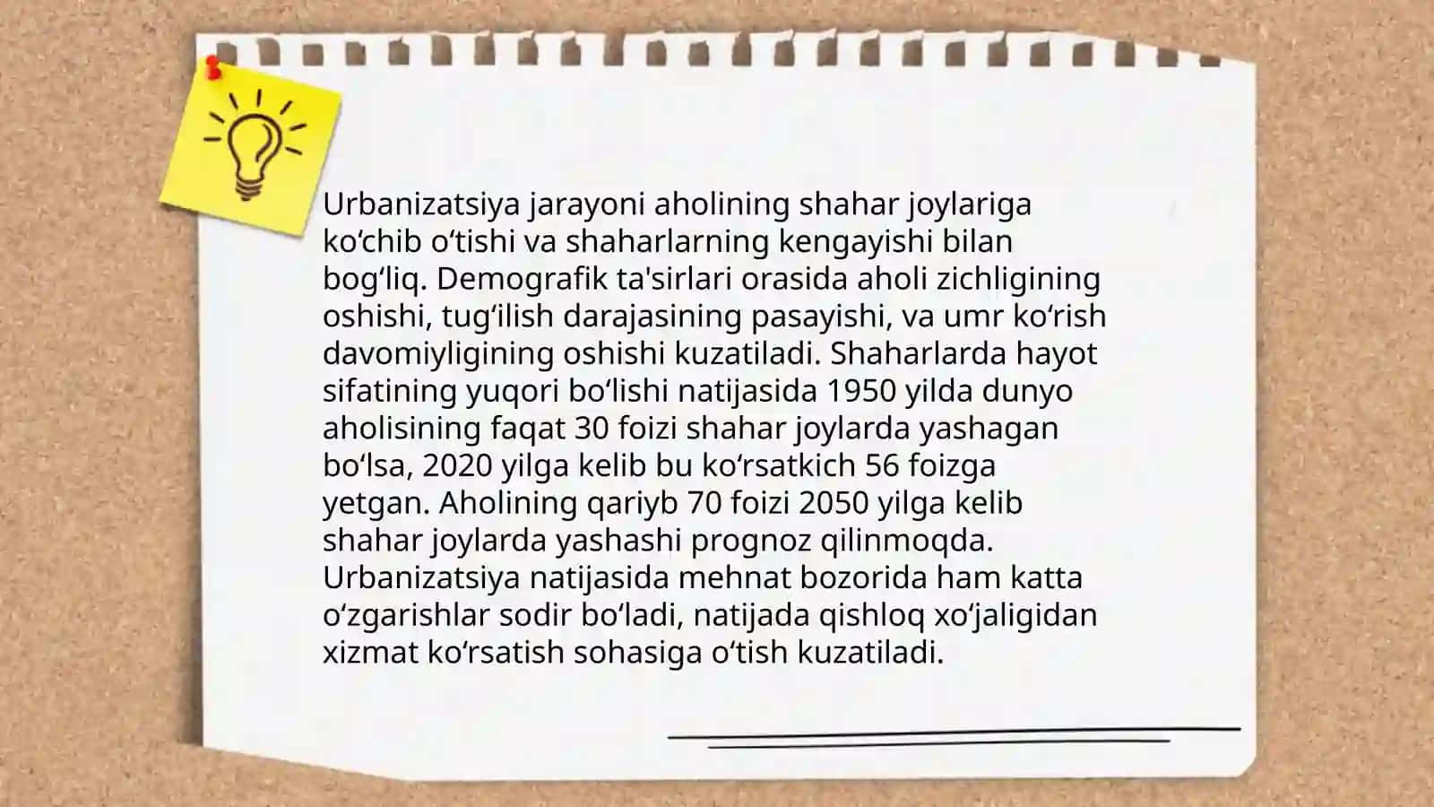 Urbanizatsiyaning ijtimoiy-gigiyenik muammosi 4