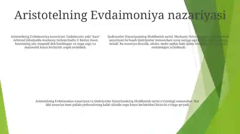 Qadriyatlar Nazariyasining Shakllanish Tarixi 4