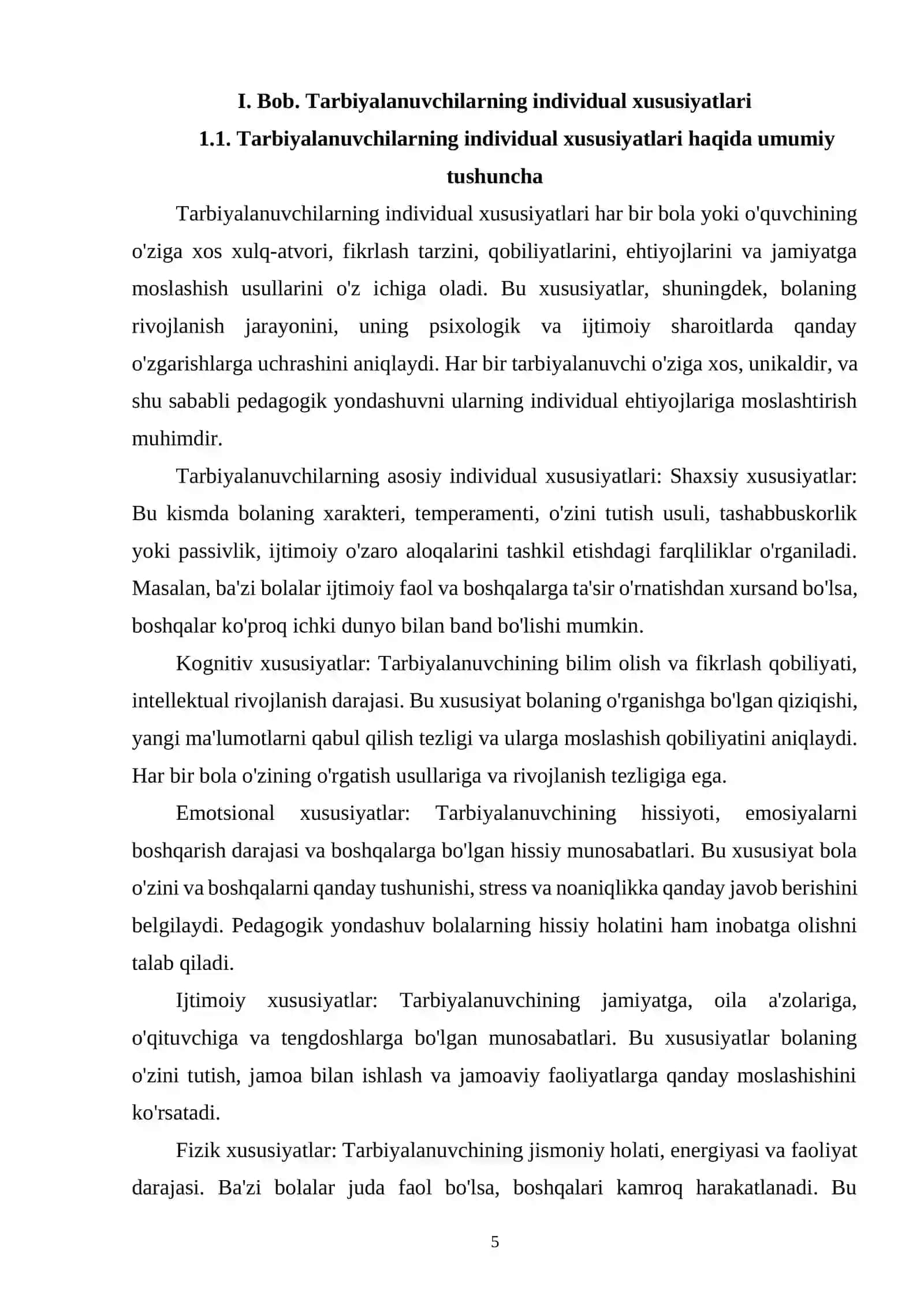 TARBIYALANUVCHILARNING INDIVIDUAL XUSUSIYATLARI VA PEDAGOGIK YONDASHUV 4
