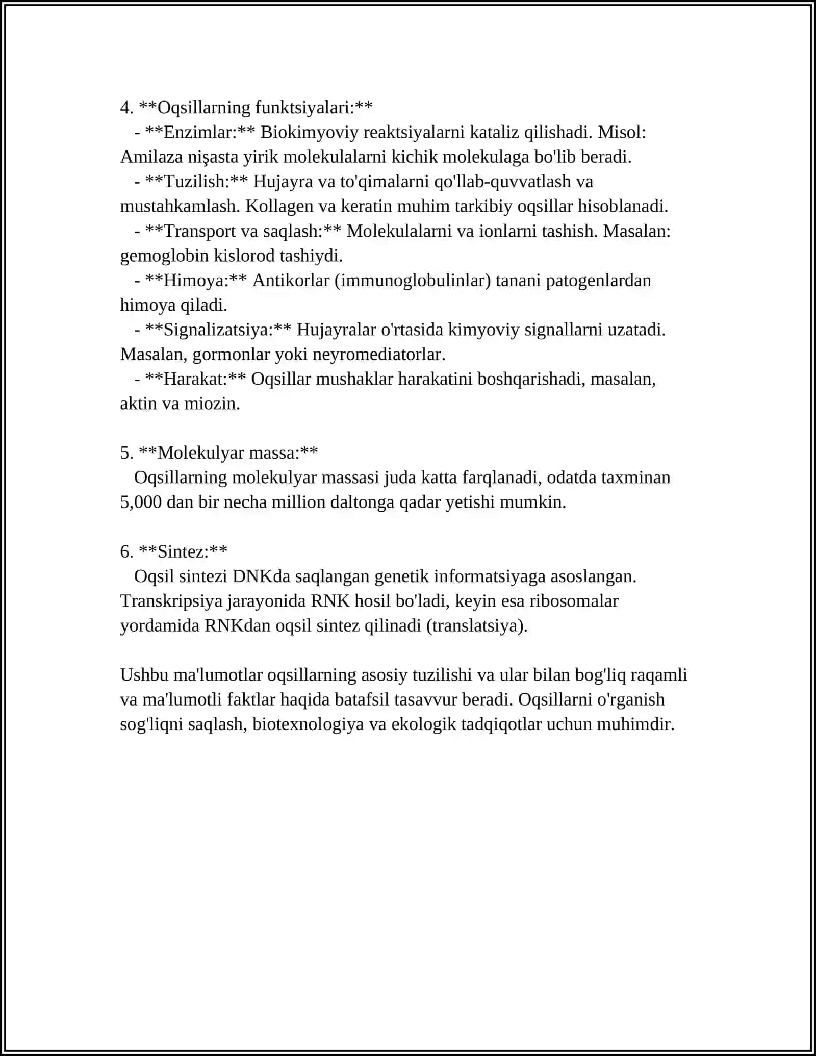 OQSILLAR KIMYOVIY VA TIBBIY BIOLOGIK XOSSALARI 4