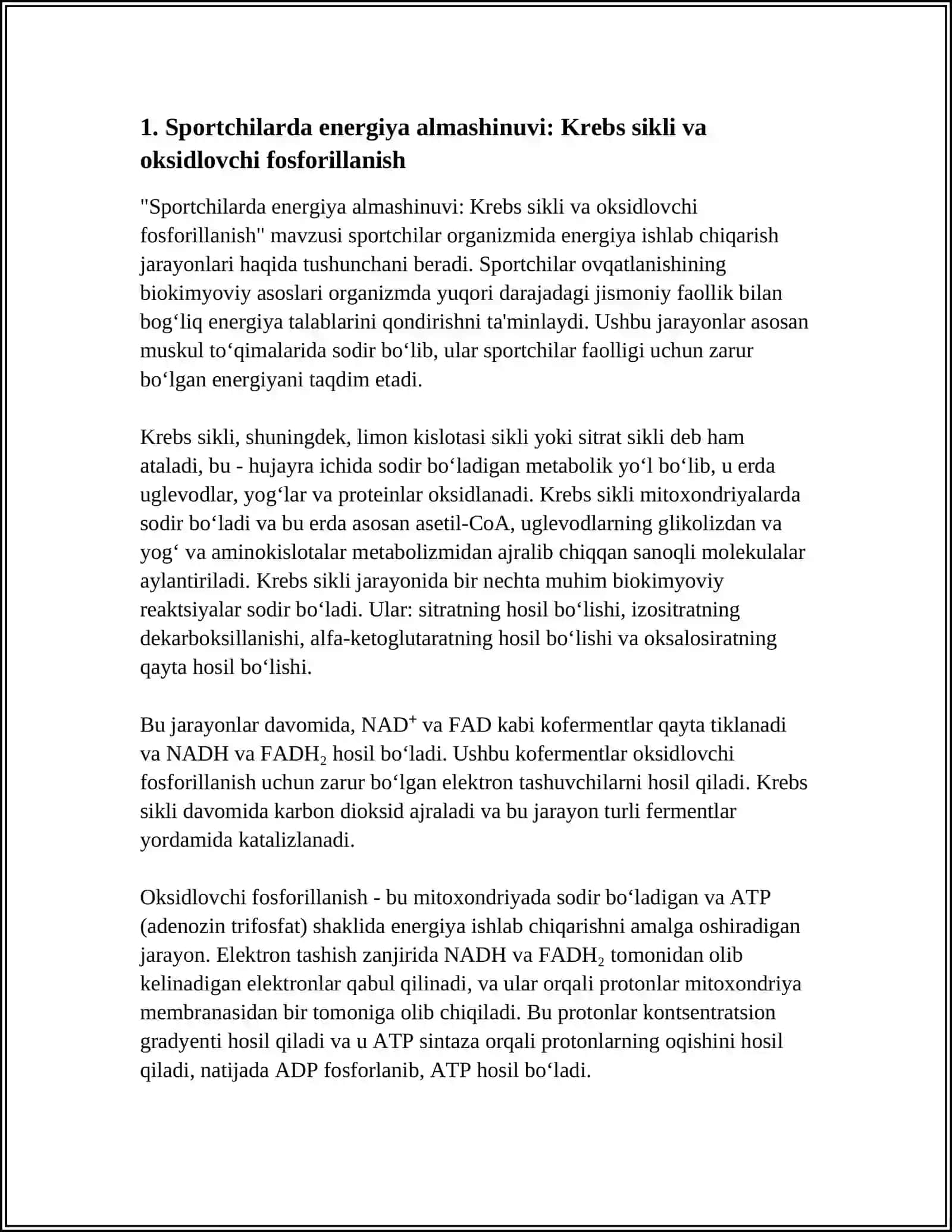SPORTCHILAR OVQATLANISHINING BIOKIMYOVIY ASOSLARI 4