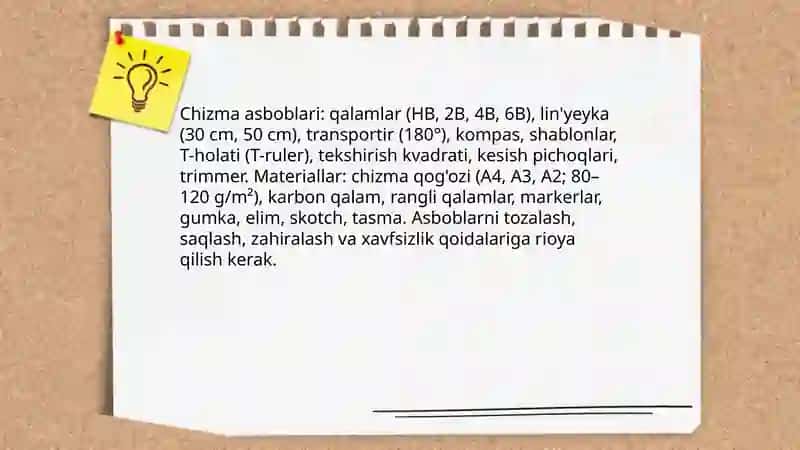 Chizmachilik bo'yicha Umumiy o'rta ta'lim maktablari 4