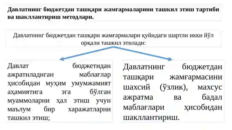 Давлатнинг бюджетдан ташқари жамғармалари 4