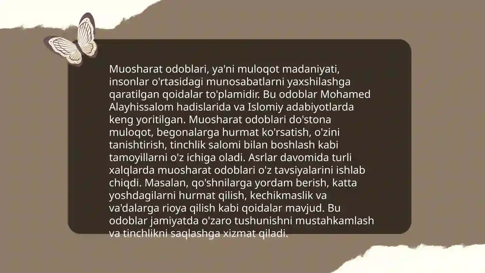 Sharqona tarbiya va muosharat odobining muloqotga taʼsiri 4