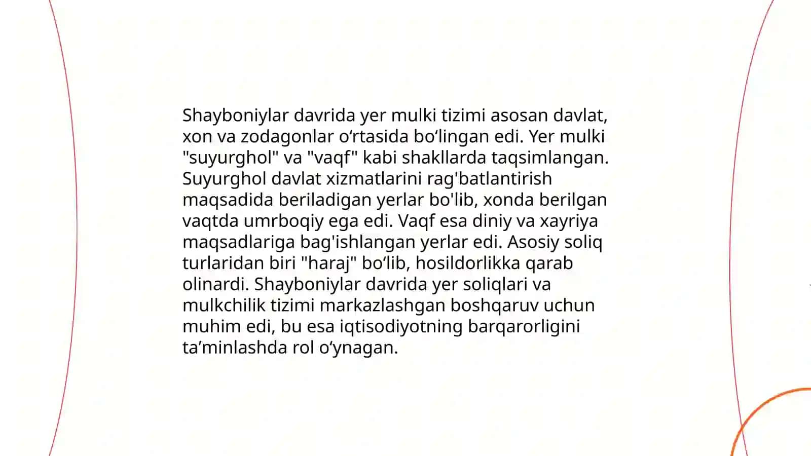 Shayboniylar davrida Buhoro xonligining ijtimoiy-iqtisodiy hayoti 4
