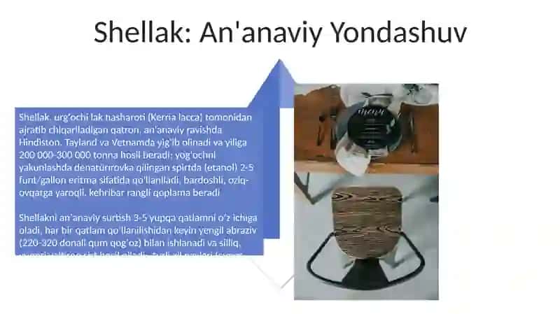 Yog'ochlarni pardozlash va pardozlash materiallari 4