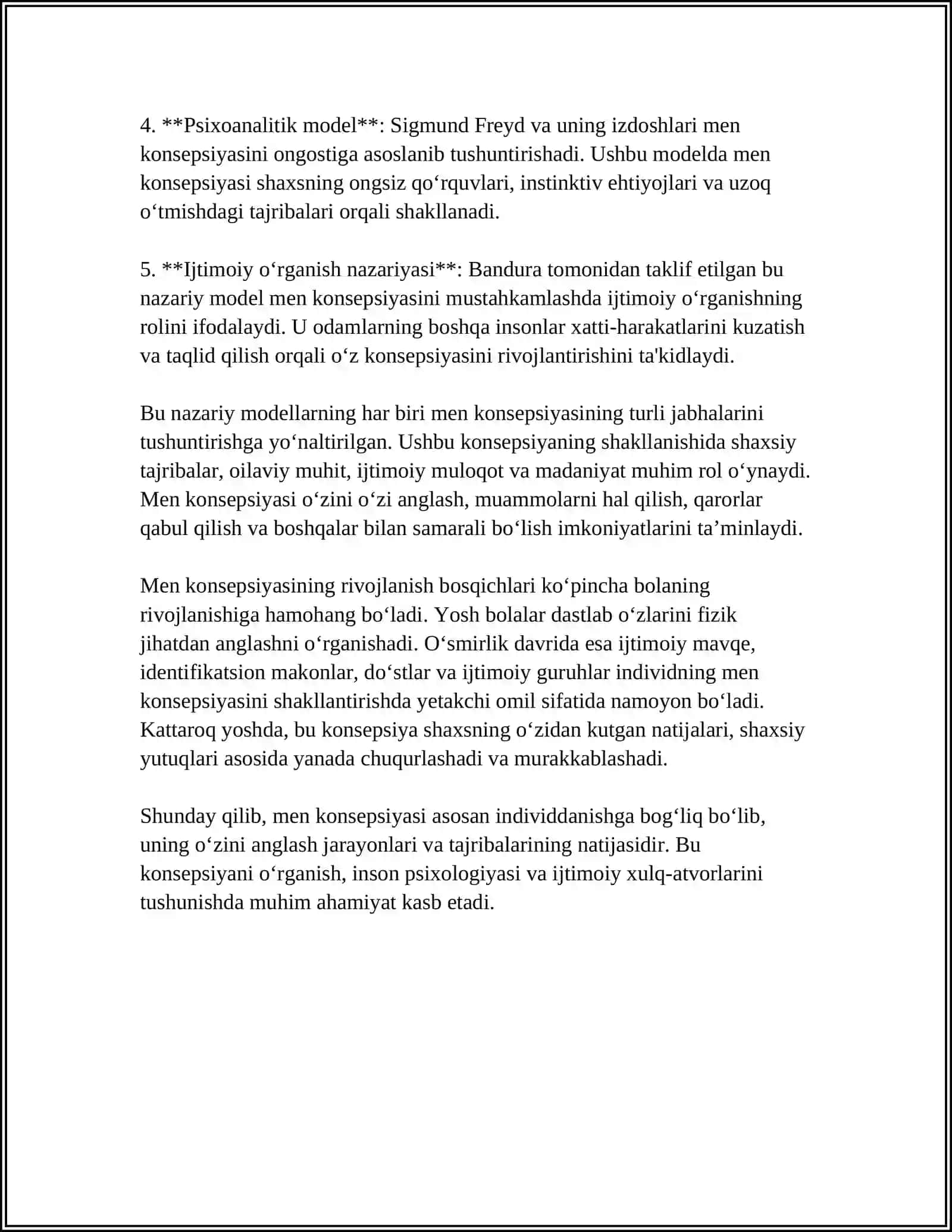 ILK YOSHDAGI BOLALARDA" MEN"KONSEPSIYASINING RIVOJLANISHI 4