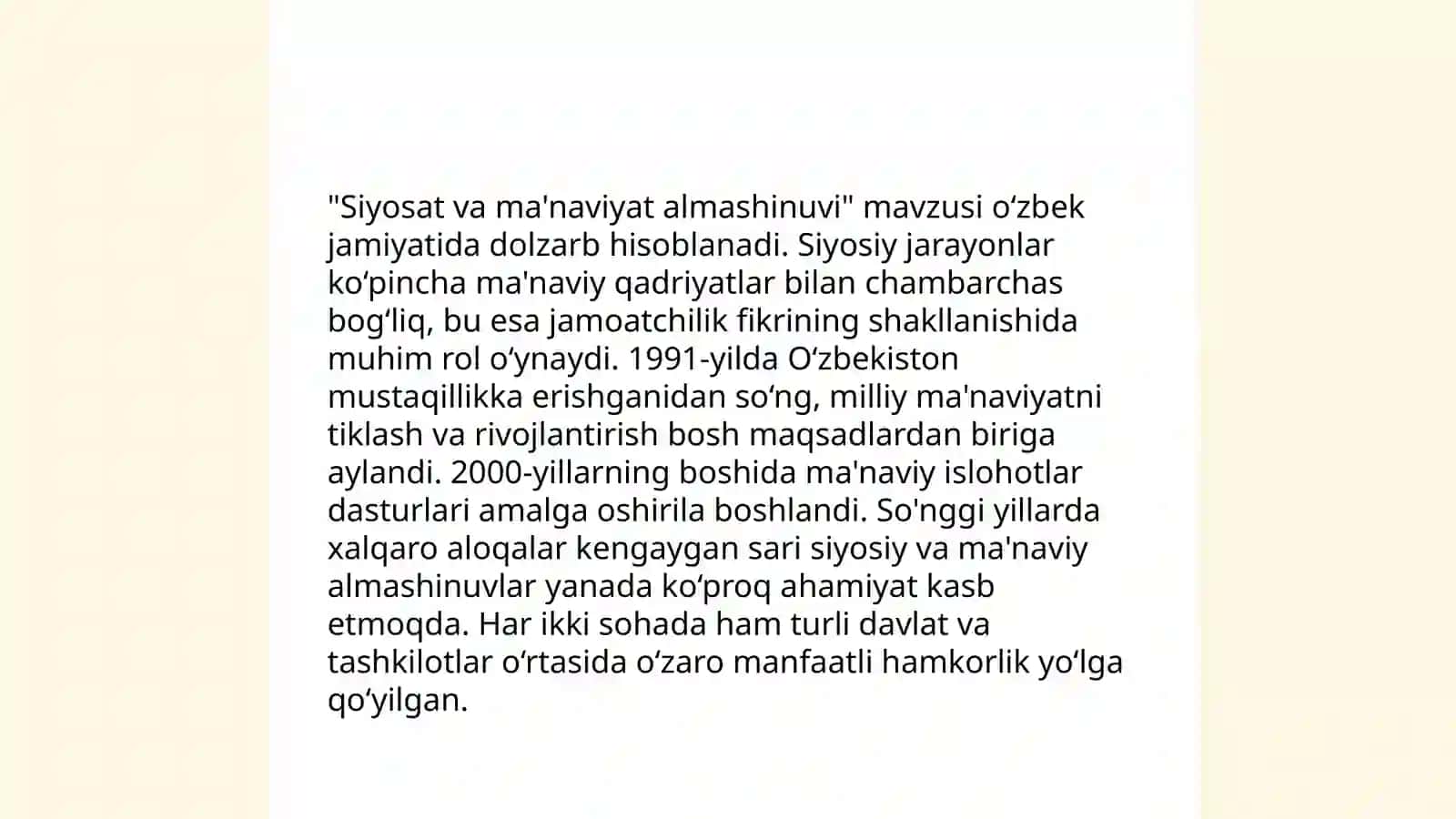 Diniy va siyosiy mafkura ta'sirining kuchayishi 4