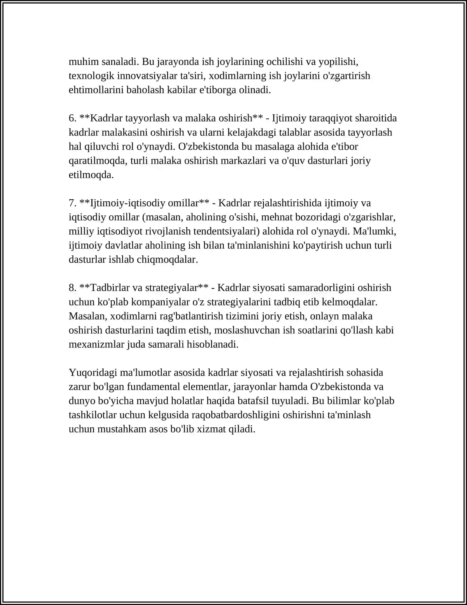 BWM KOPMANIYASINI INSON RESURSLARINI BOSHQARISH STRATEGIYASI 4