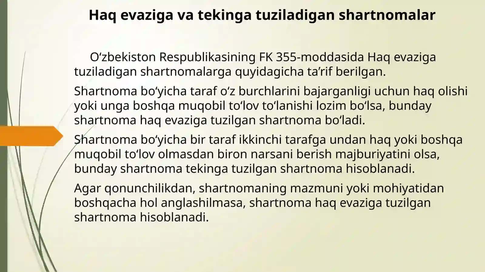 SHARTNOMA TUSHUNCHASI VA SHARTLARI 4