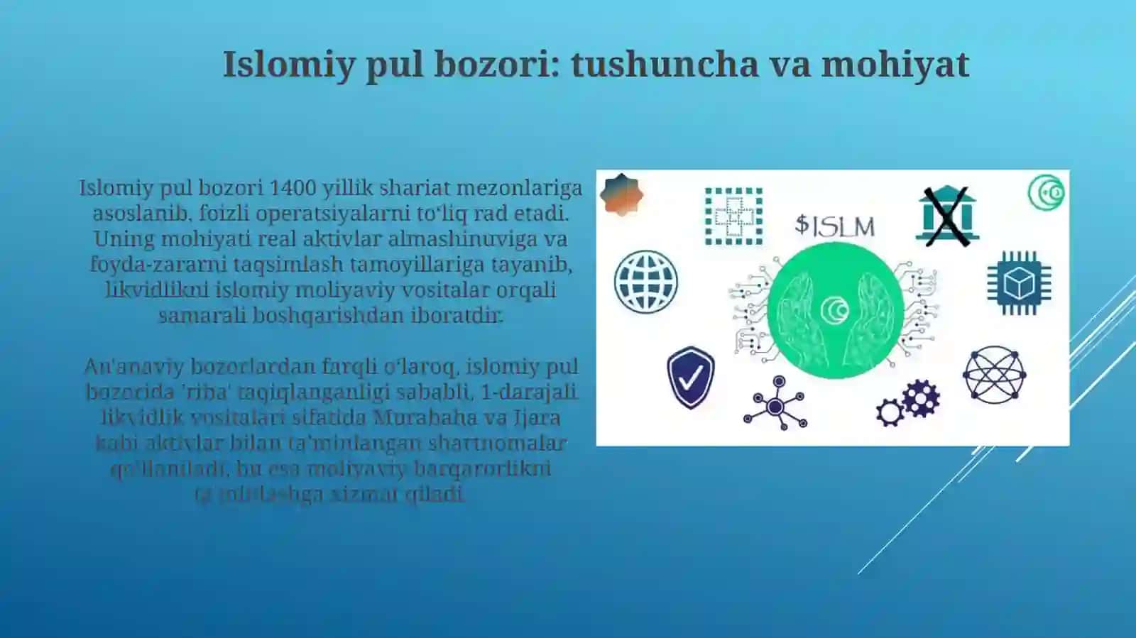 Islom moliya bozori va pul bozori 4