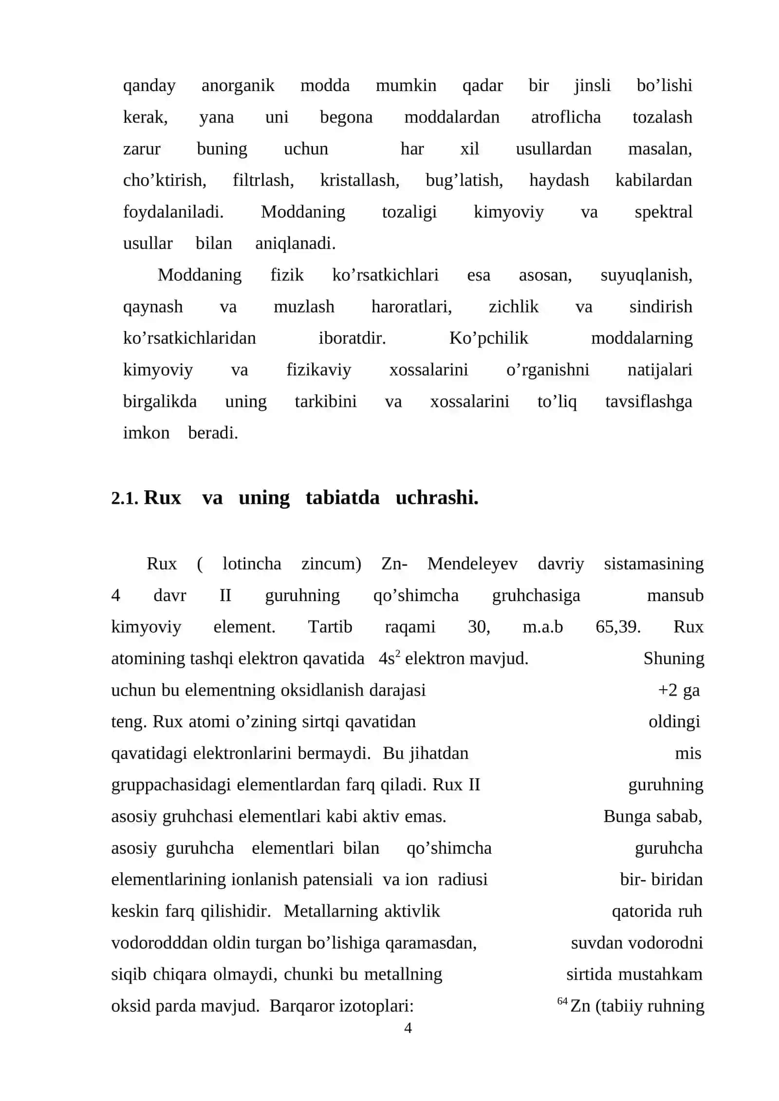 Rux nitrat tuzini olinishi va xossalari 4