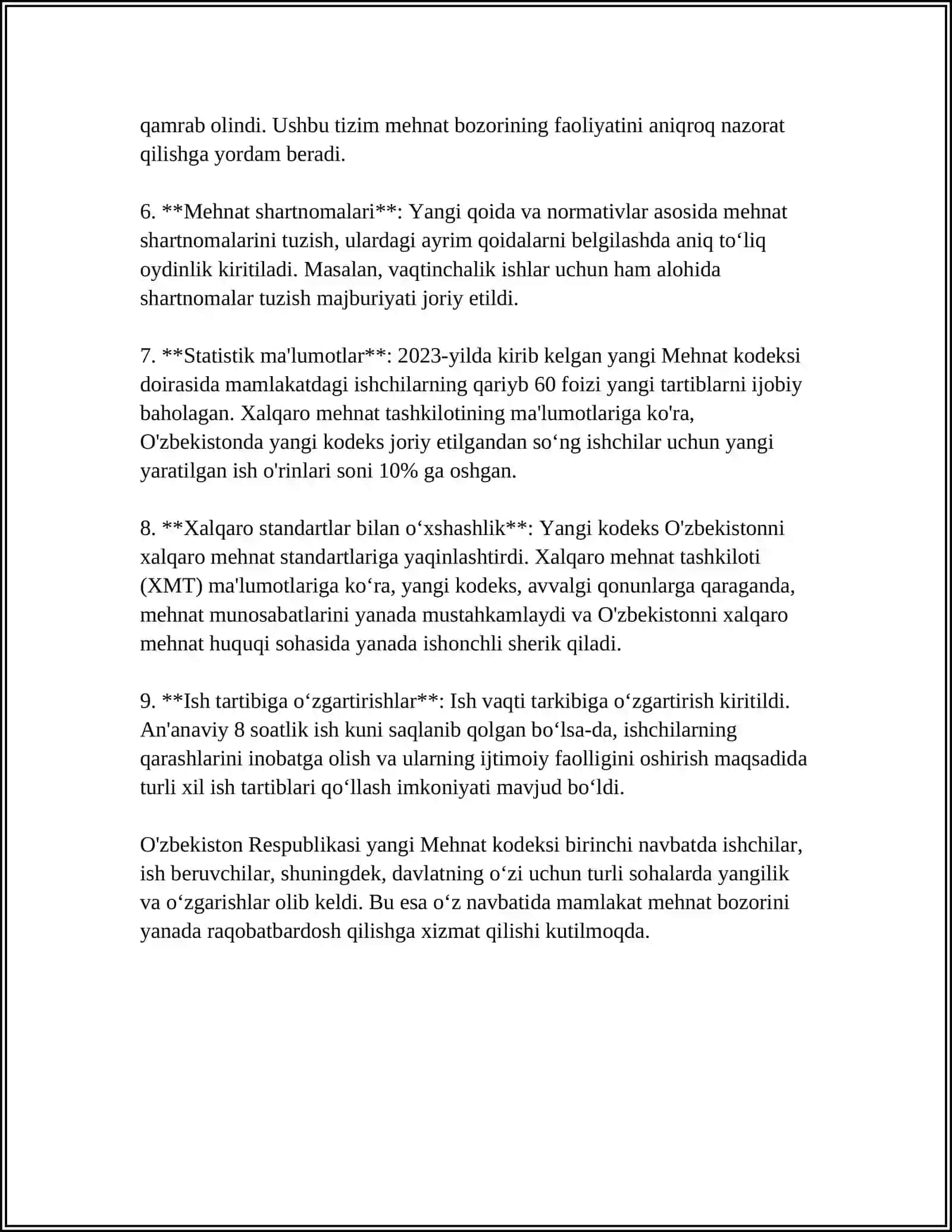 Yangi Mexnat Kodeksining Joriy Etilishi 4