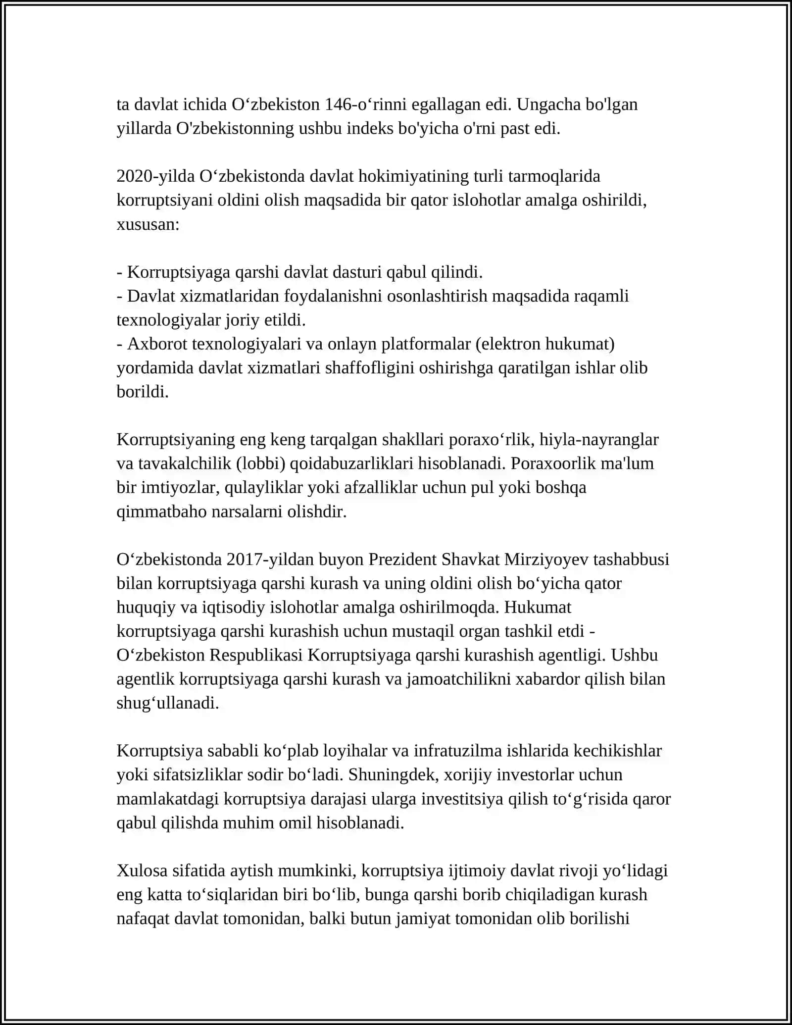 KORRUPSIYANING MOHIYATI VA UNING OQIBATLARI 4