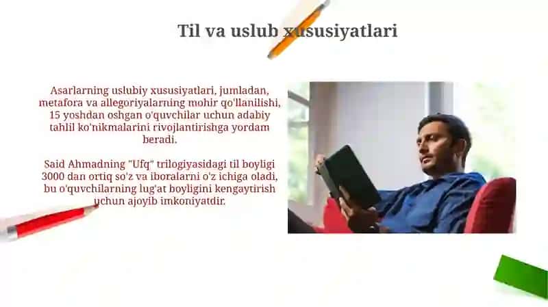 Said Ahmadning "Ufq" Trilogiyasi: Ta'lim Maqsadlari va Vazifalari 4