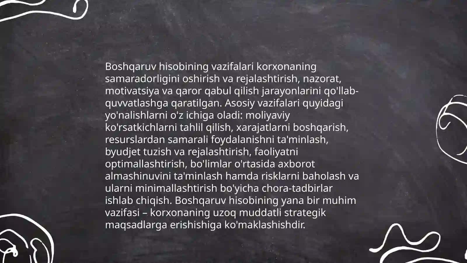 Boshqaruv hisobiga kirish fanining predmeti va metodi 4