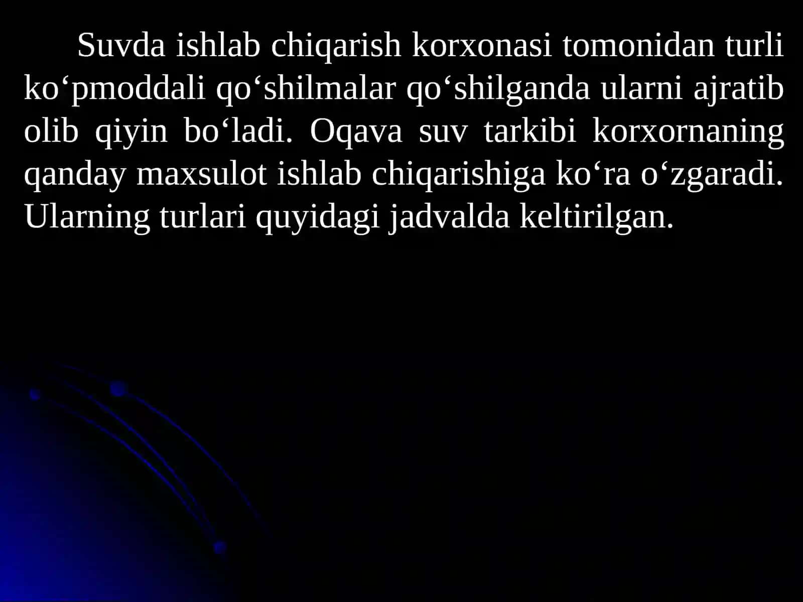 Sanoat korxonalarining oqova suvlari 4