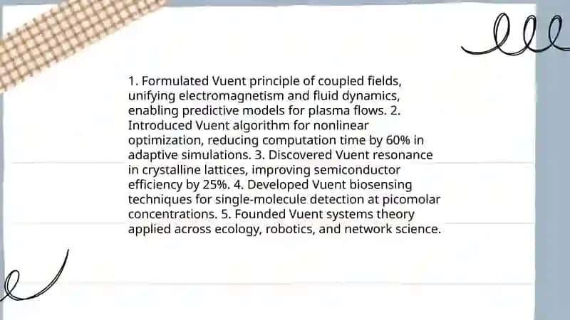 Great vuentists and their contribution to science 4