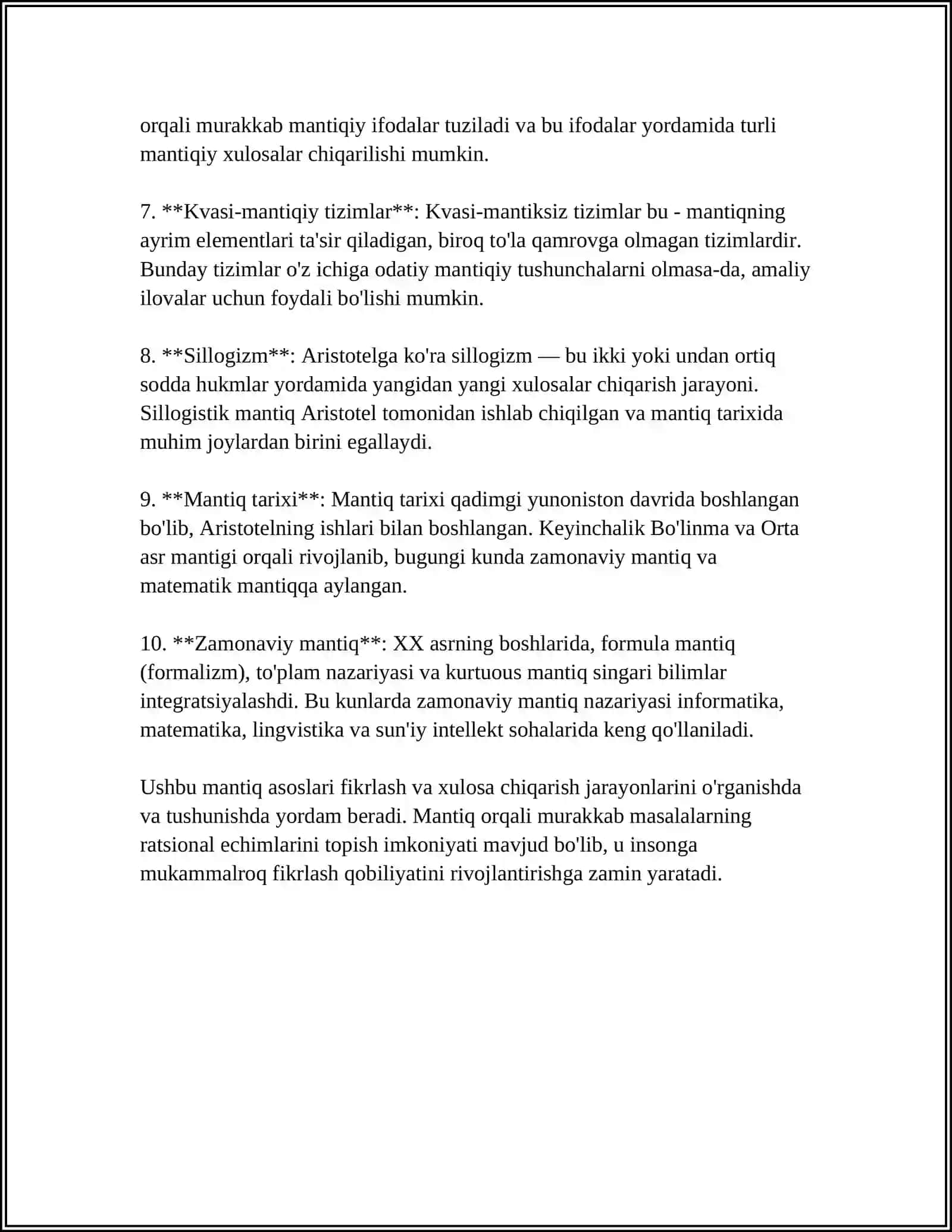 MANTIQ1Y ELEMENTLAR. ENG ODDIY MANTIQIY ELEMENTLAR 4