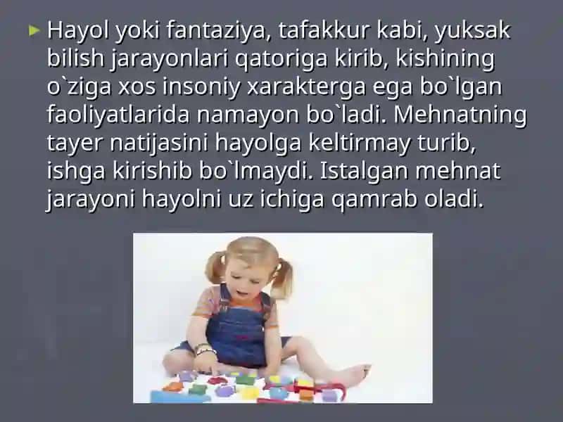 Xayol haqida tushuncha 4
