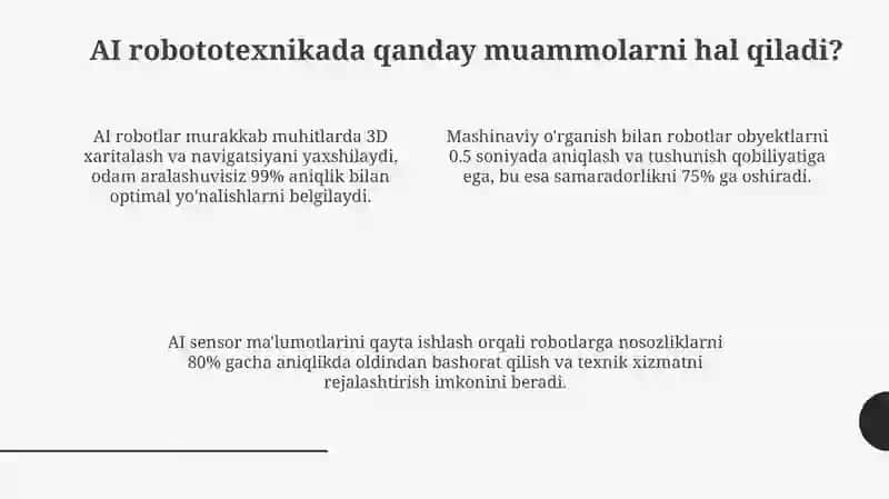 Sun'iy intellekt va robototexnikaning integratsiyasi 4