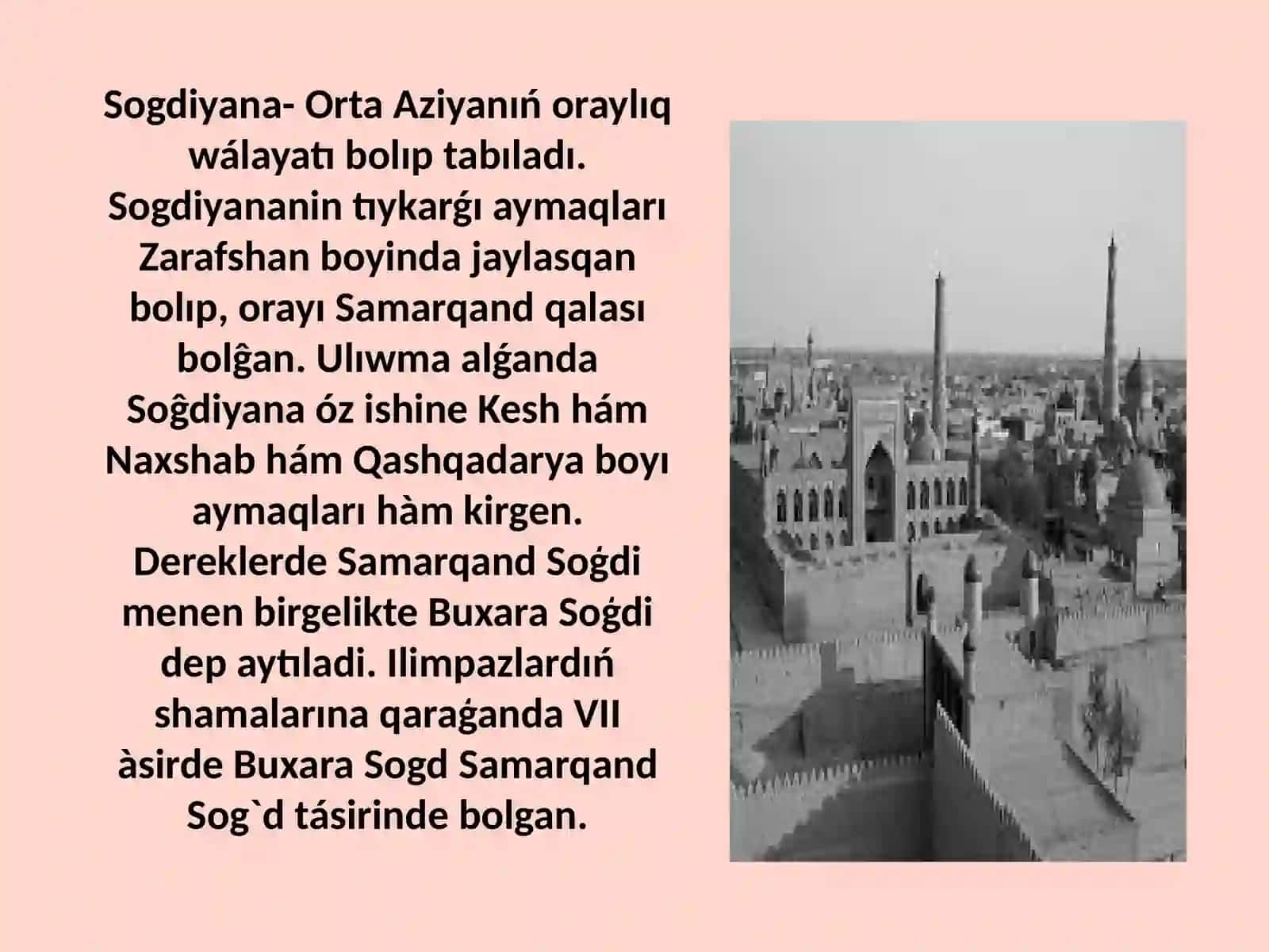 Samarqand hàm Orta Zarafshan qalaları urbanizatsiyası 4