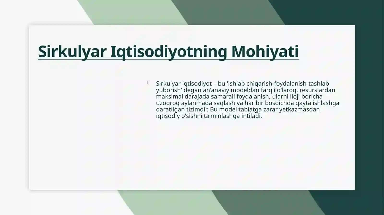 Sirkulyar iqtisodiyot va qayta tiklanuvchi energiya 4