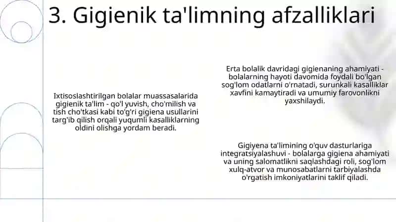 Umumtalim Maktablari Va Ixtisoslashtirilgan Bolalar Muassasalarida Bolalarni OʻQitish Gigiyenasi 4
